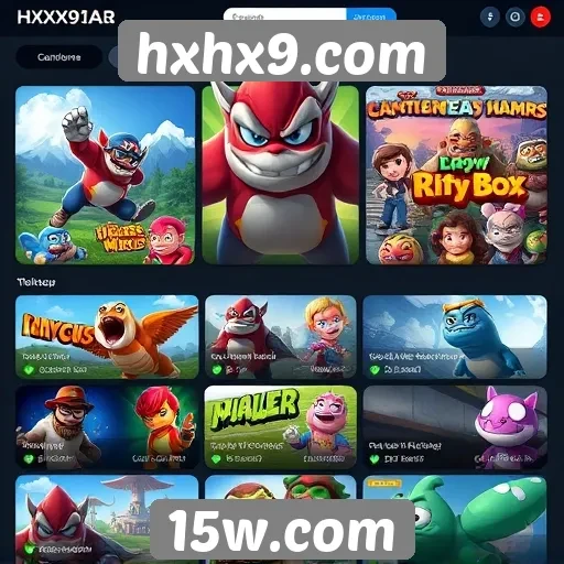 Experiência do usuário no site de jogos hxhx9.com